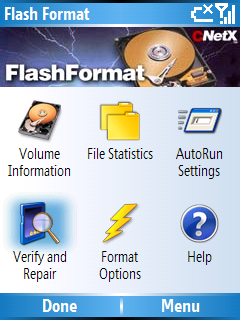 Flash Format for Windows Mobile powered Smartphone